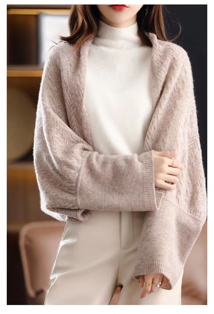 Multifunctional Hollow Neck Shoulder Protection Warm Scarf