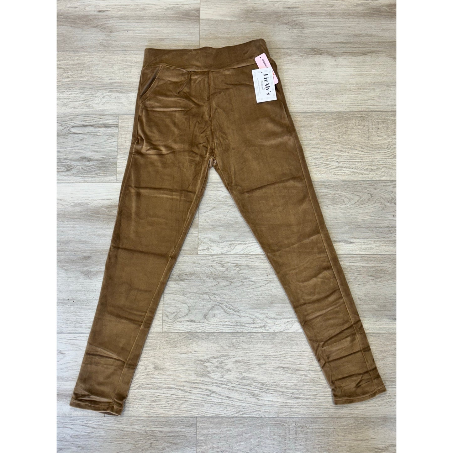 Style Cornerstone Leggings-Cocoa Color