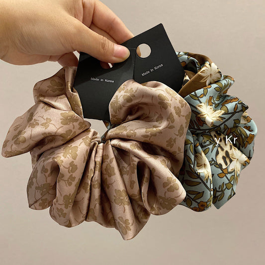 High-grade Graceful Satin Fluffy Internet Celebrity Hair Accessories