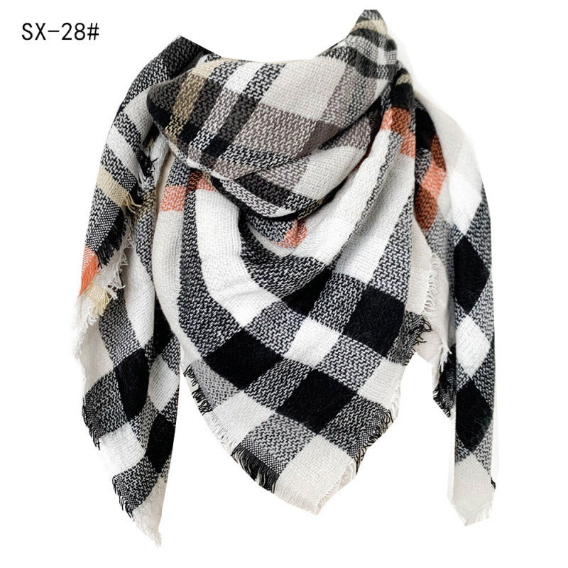 Women's Warm Fashionable Outerwear Shawl