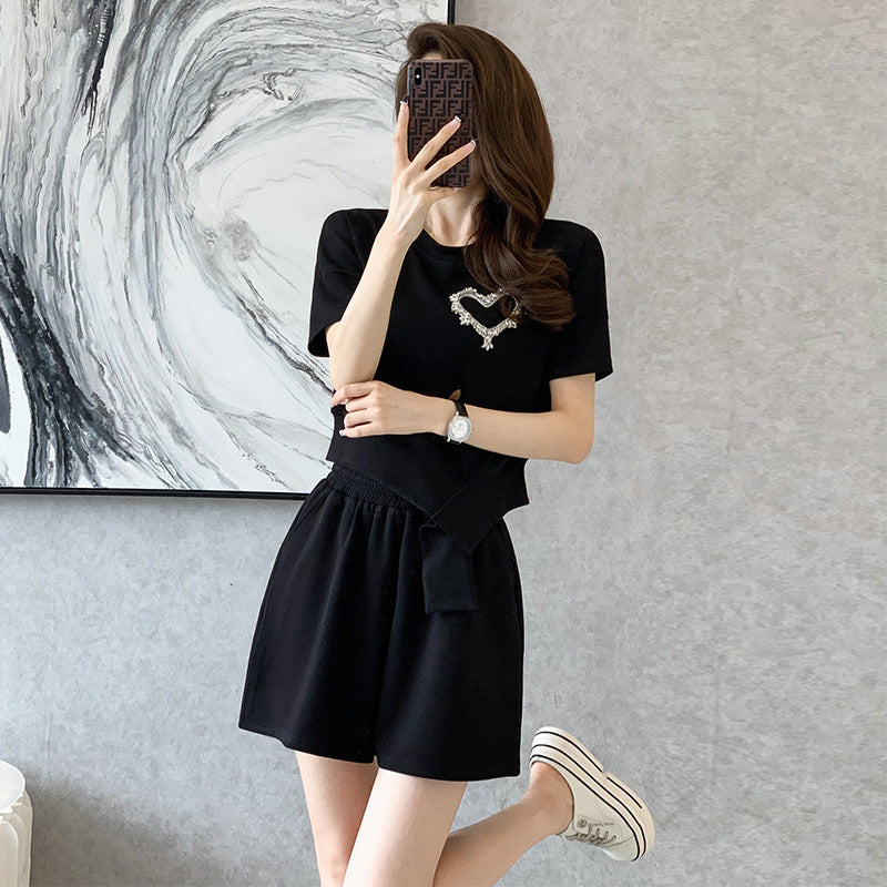 Women's High-end Casual Shorts Suit