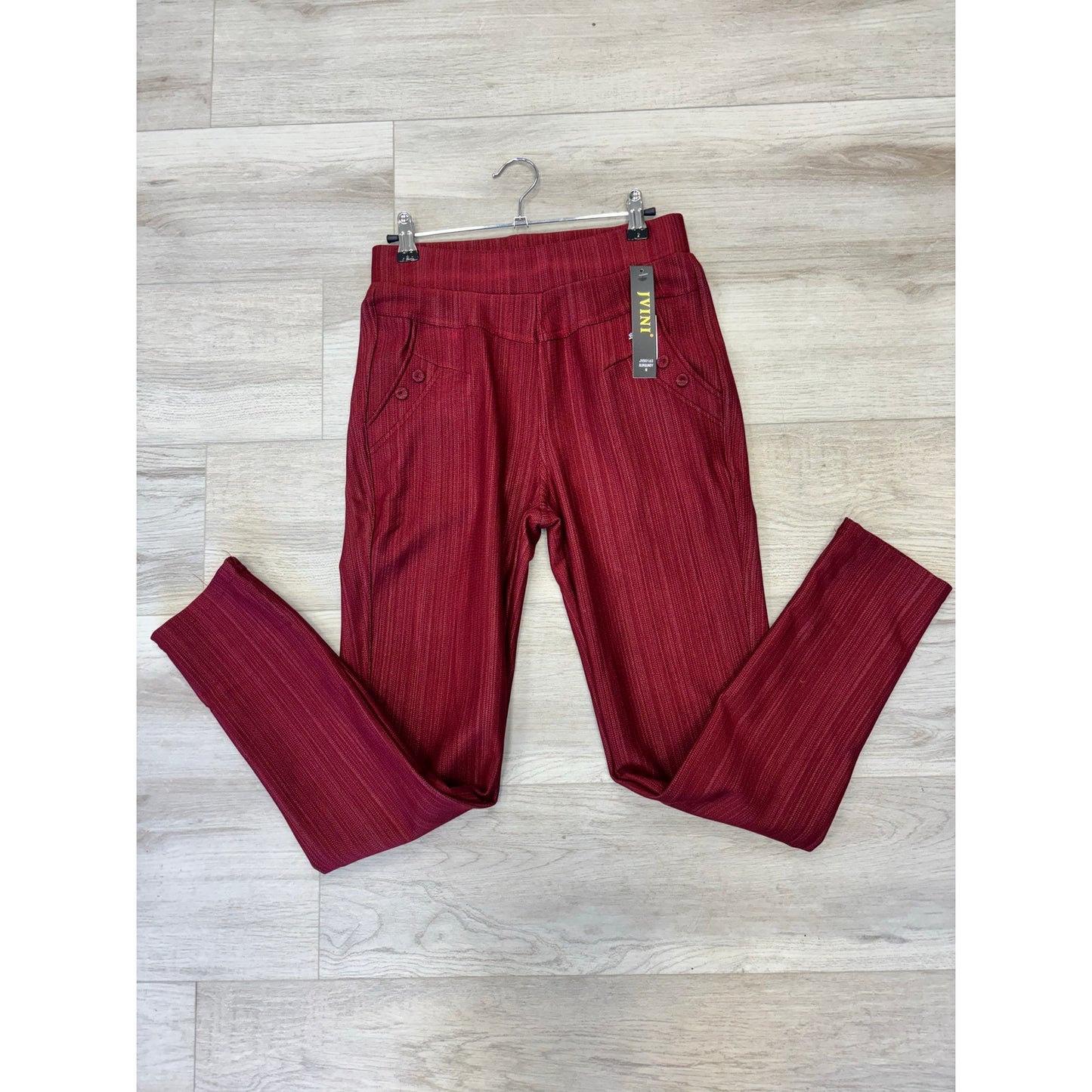 JVINI Women’s Burgundy Pants Size Medium