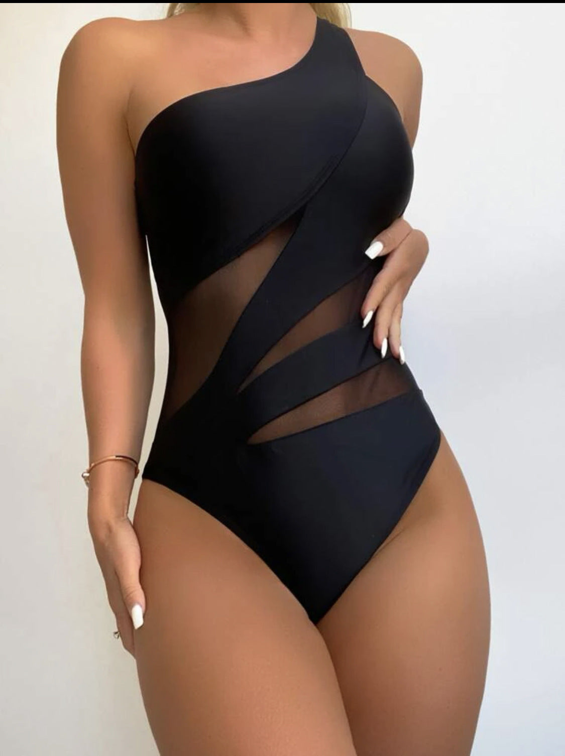 Women's Swimsuit Sexy Solid Color One-piece Swimsuit Bikini