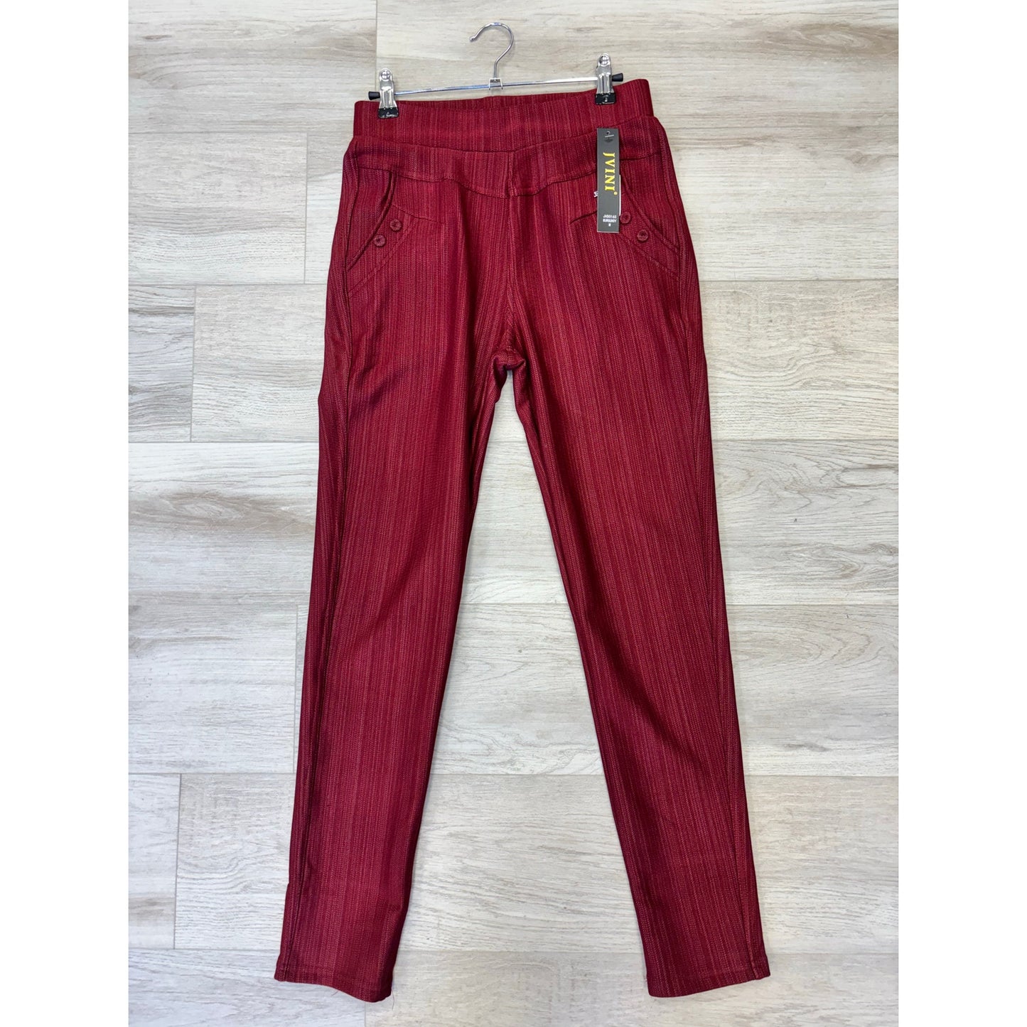 JVINI Women’s Burgundy Pants Size Medium