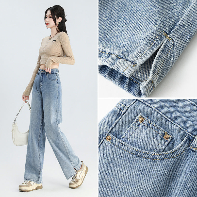 New Narrow Wide-leg Jeans For Women